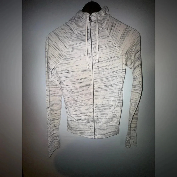Sonoma women’s‎ Perfect fit Lightweight cream grey Hooded zip up size xs - Picture 1 of 5